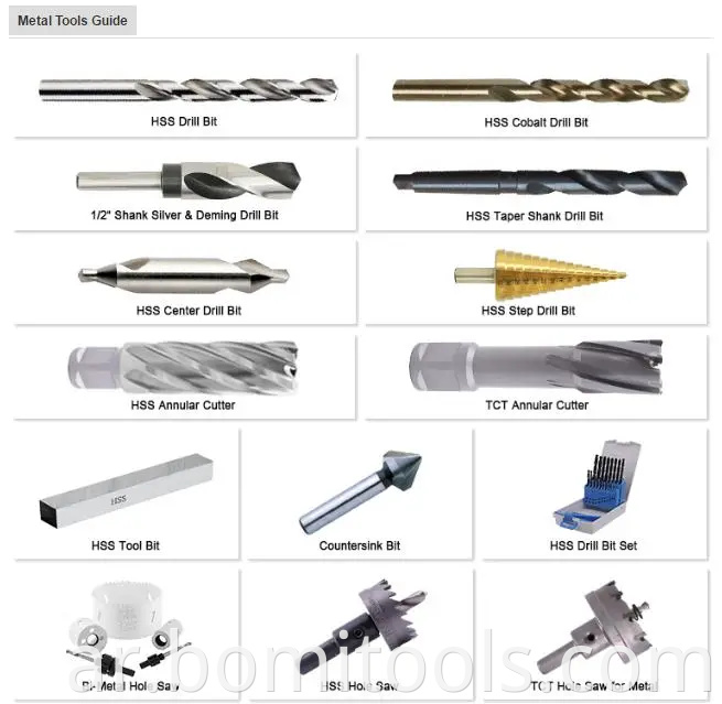 التخليص HSS Drill Bits مصنع أداة مخصصة DIN338 للمعادن مستقيم عرقوب مثقاب بت